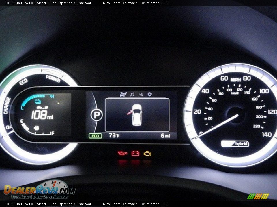 2017 Kia Niro EX Hybrid Gauges Photo #22