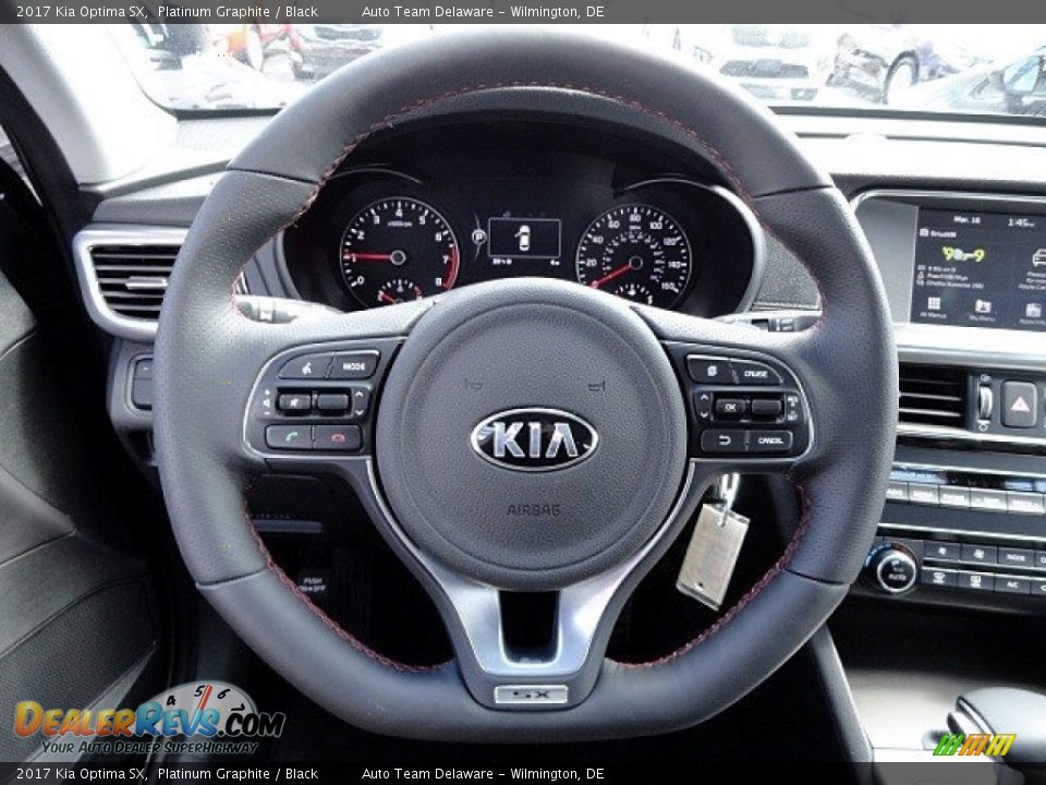 2017 Kia Optima SX Steering Wheel Photo #19
