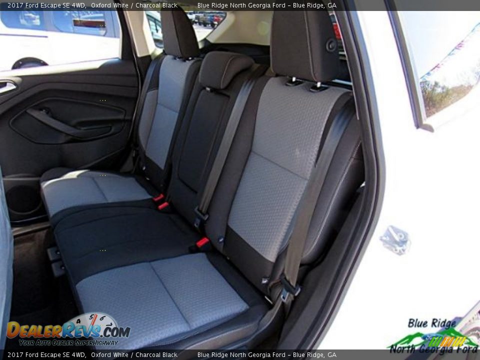 2017 Ford Escape SE 4WD Oxford White / Charcoal Black Photo #13