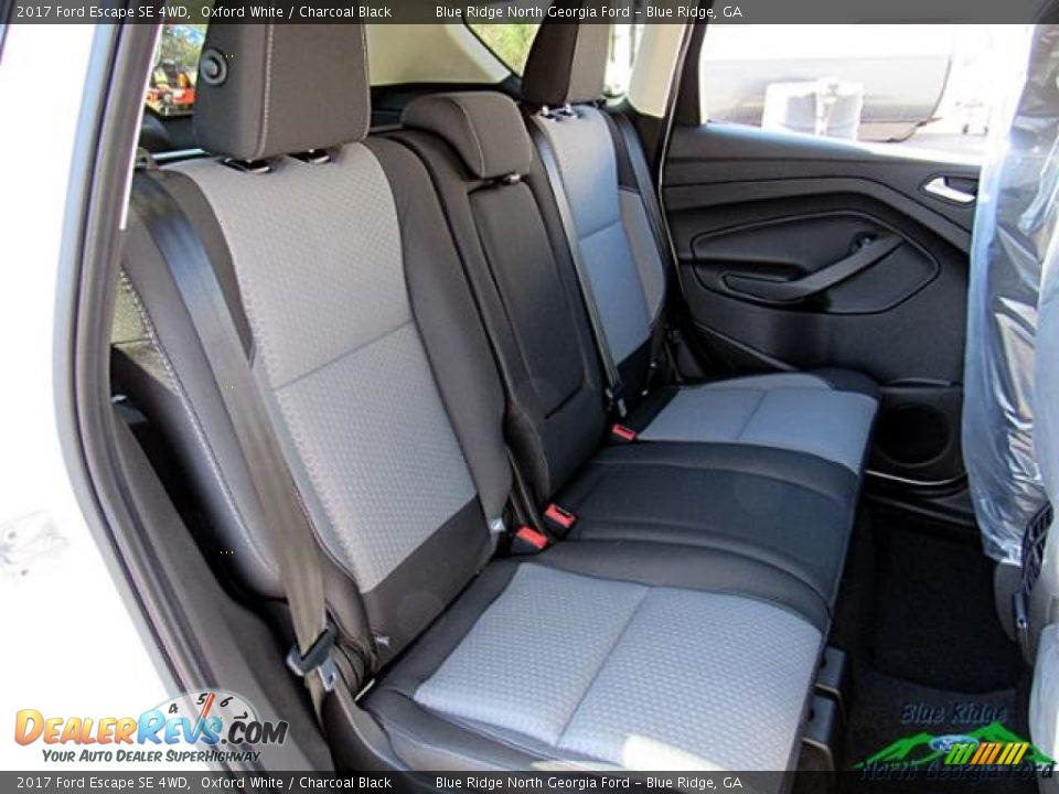 2017 Ford Escape SE 4WD Oxford White / Charcoal Black Photo #14