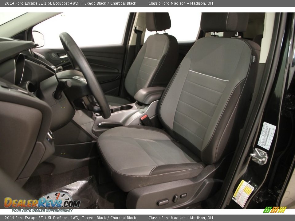 2014 Ford Escape SE 1.6L EcoBoost 4WD Tuxedo Black / Charcoal Black Photo #5