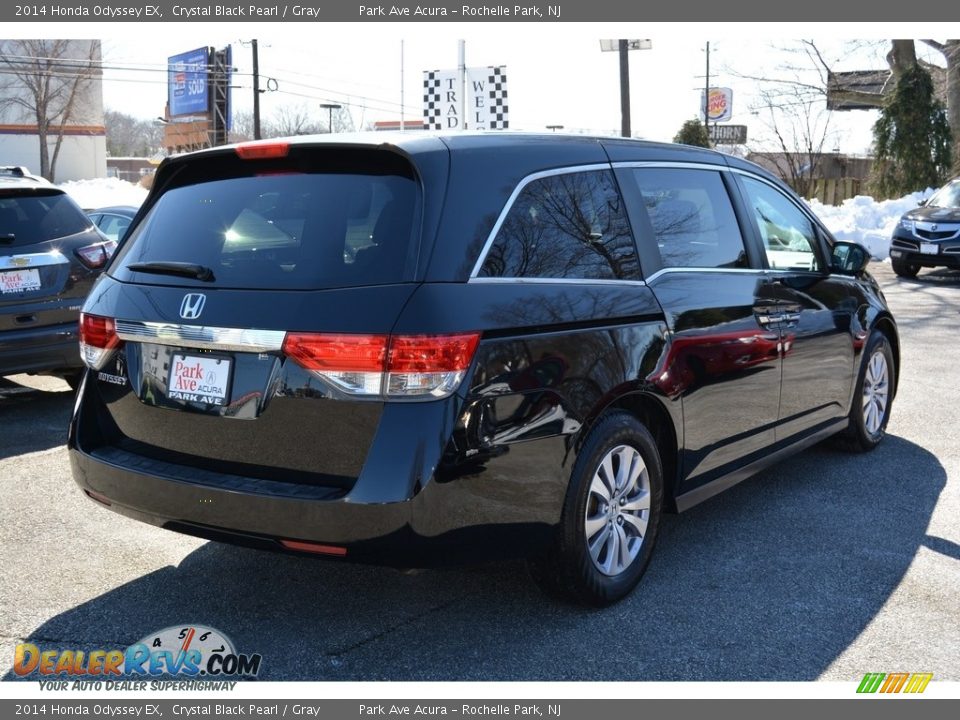 2014 Honda Odyssey EX Crystal Black Pearl / Gray Photo #2