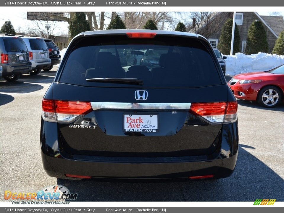 2014 Honda Odyssey EX Crystal Black Pearl / Gray Photo #3