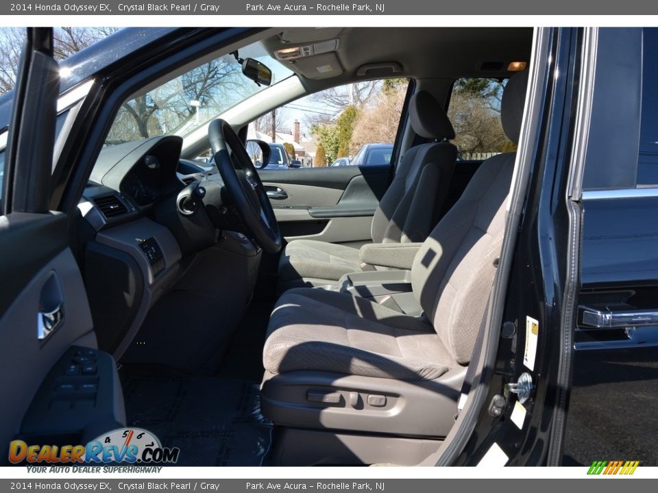 2014 Honda Odyssey EX Crystal Black Pearl / Gray Photo #11