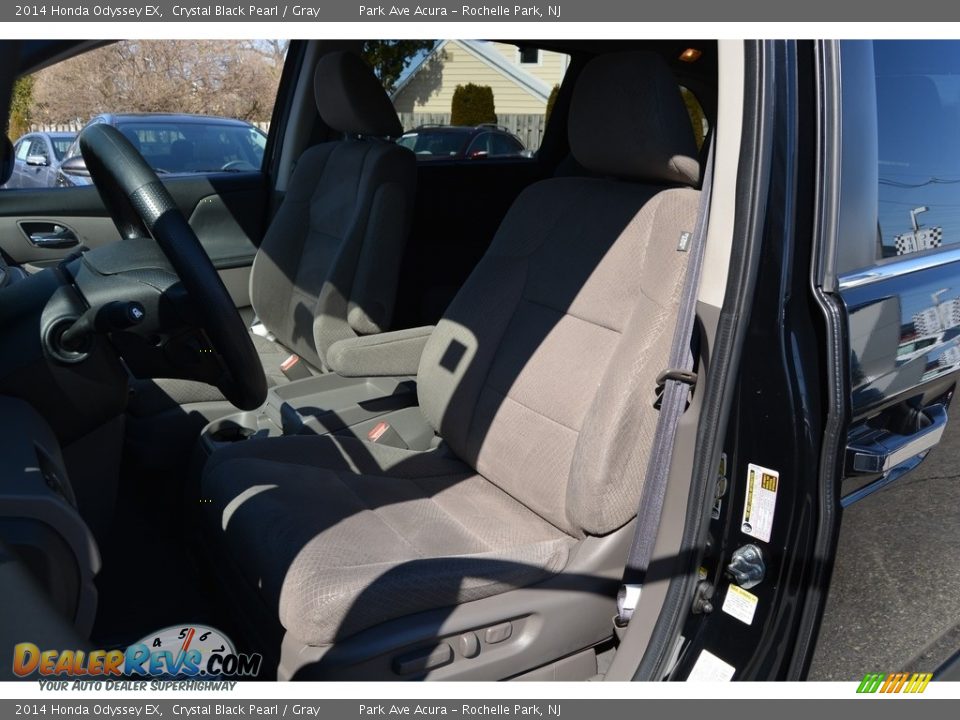 2014 Honda Odyssey EX Crystal Black Pearl / Gray Photo #12