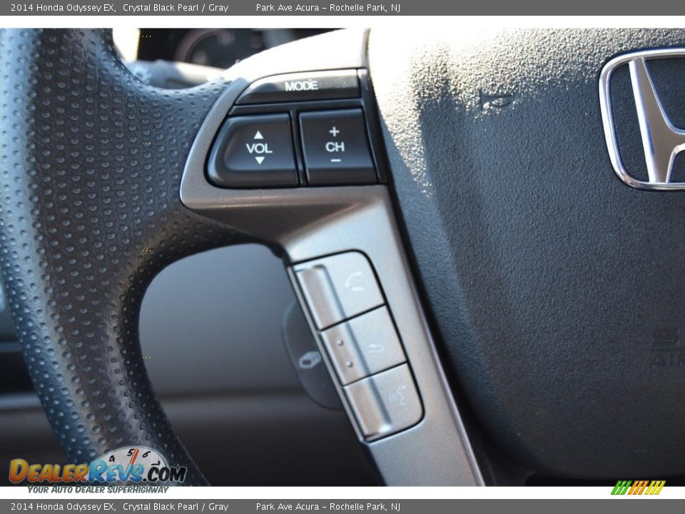 2014 Honda Odyssey EX Crystal Black Pearl / Gray Photo #17