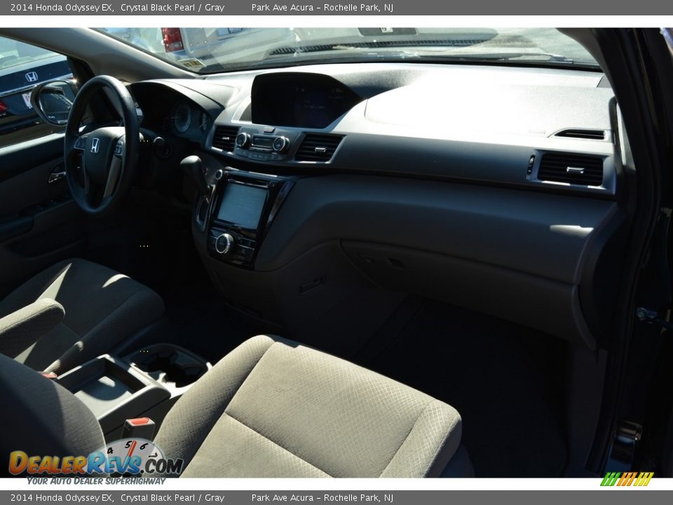 2014 Honda Odyssey EX Crystal Black Pearl / Gray Photo #25