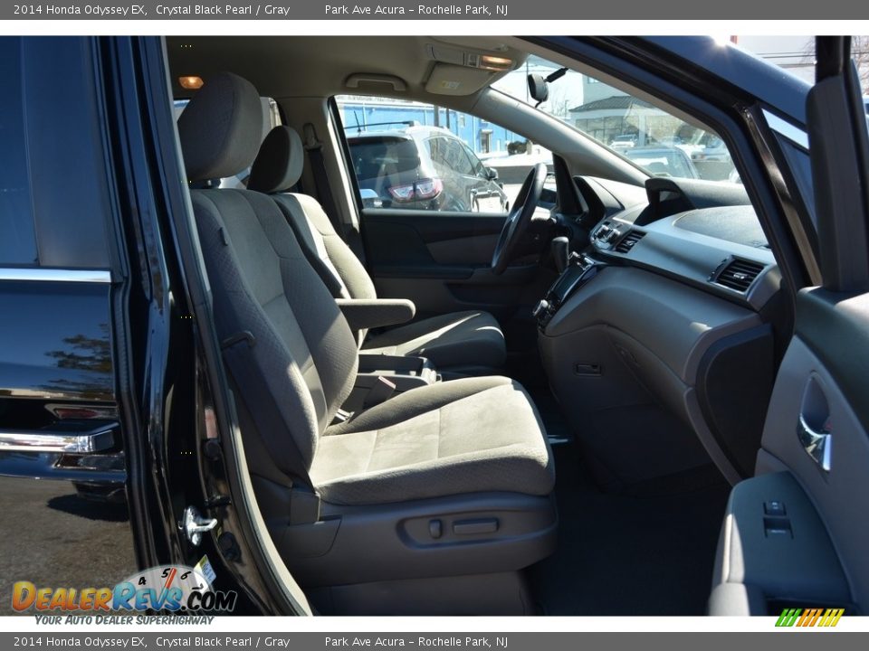 2014 Honda Odyssey EX Crystal Black Pearl / Gray Photo #26