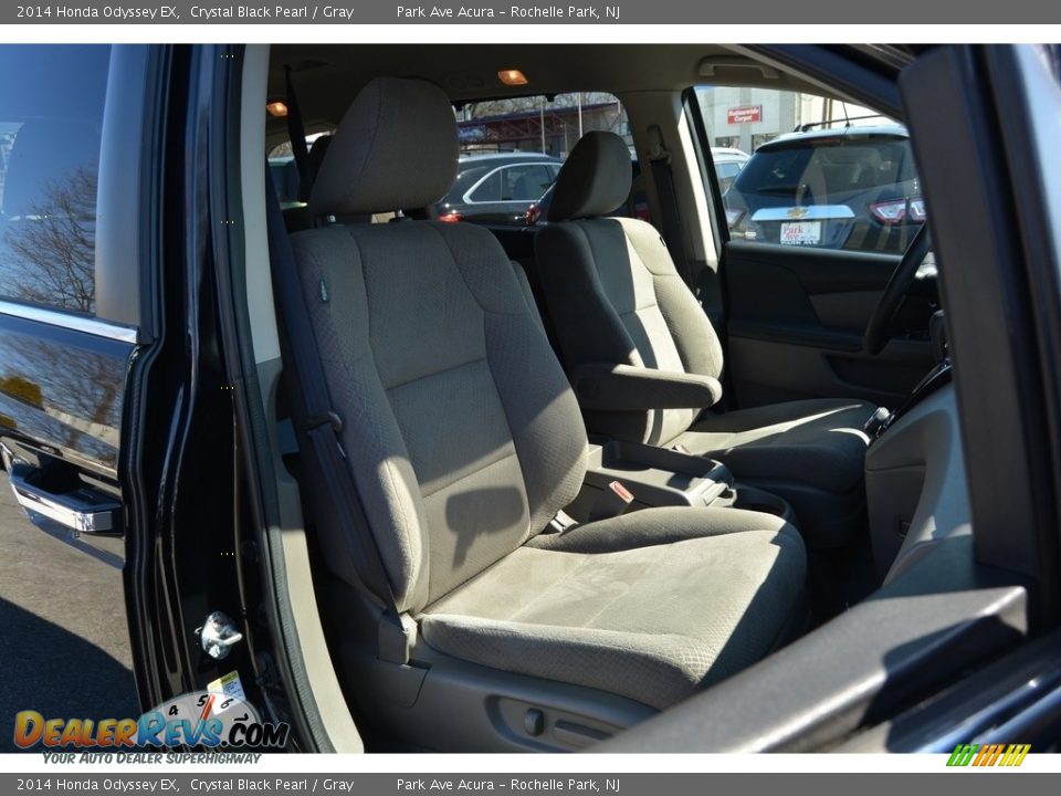 2014 Honda Odyssey EX Crystal Black Pearl / Gray Photo #27