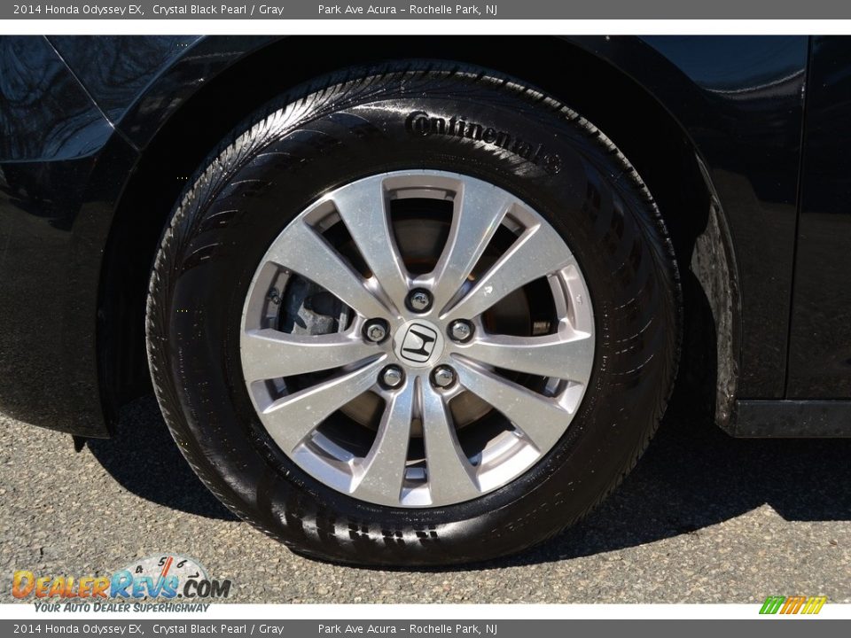 2014 Honda Odyssey EX Crystal Black Pearl / Gray Photo #30