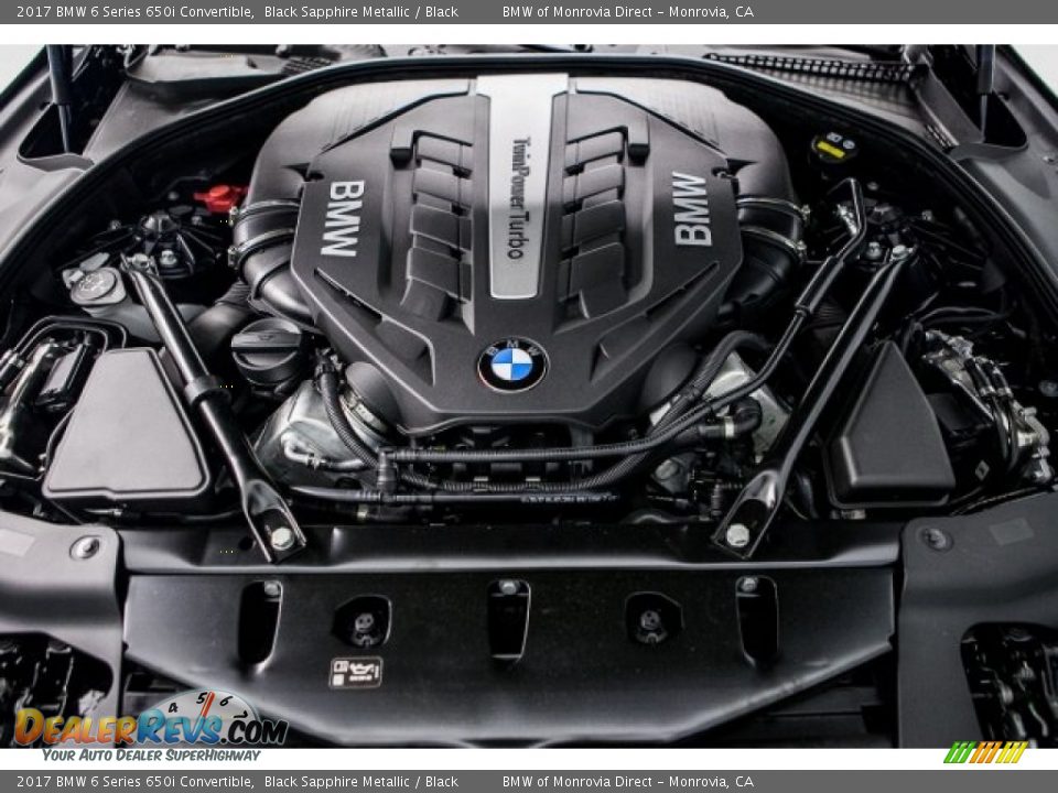 2017 BMW 6 Series 650i Convertible 4.4 Liter DI TwinPower Turbocharged DOHC 32-Valve VVT V8 Engine Photo #8
