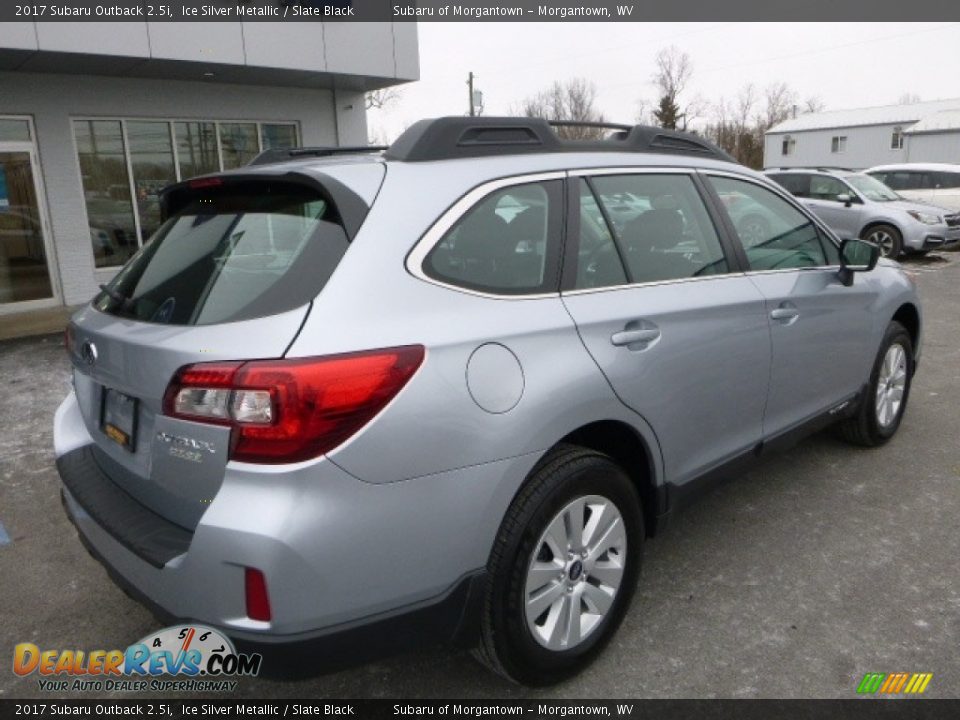 2017 Subaru Outback 2.5i Ice Silver Metallic / Slate Black Photo #6