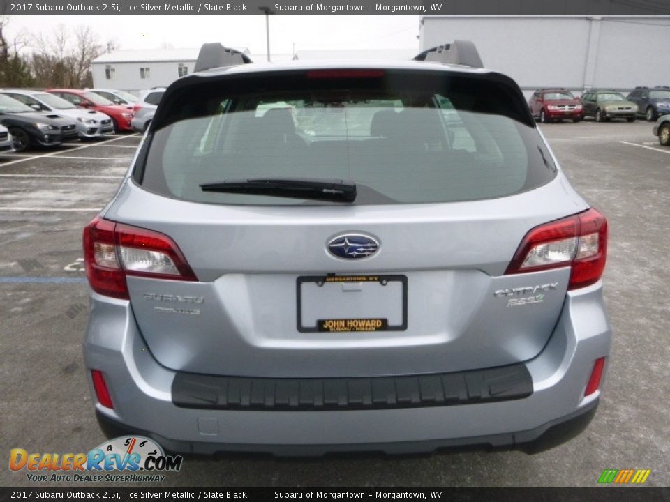 2017 Subaru Outback 2.5i Ice Silver Metallic / Slate Black Photo #7