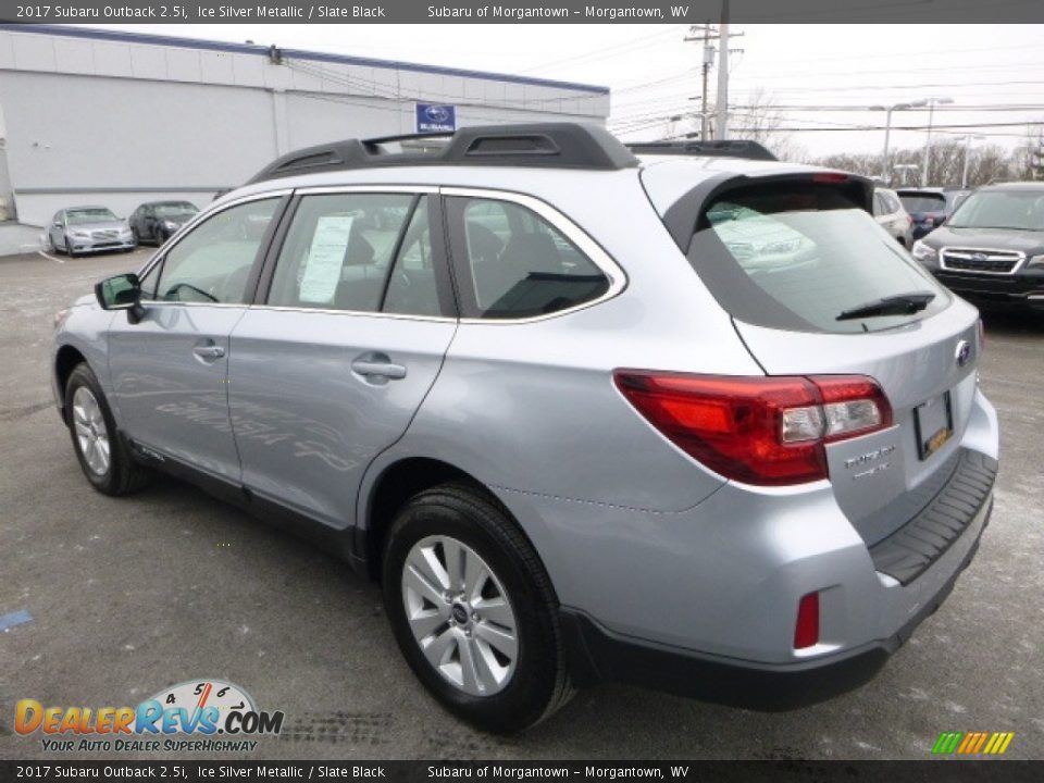 2017 Subaru Outback 2.5i Ice Silver Metallic / Slate Black Photo #8