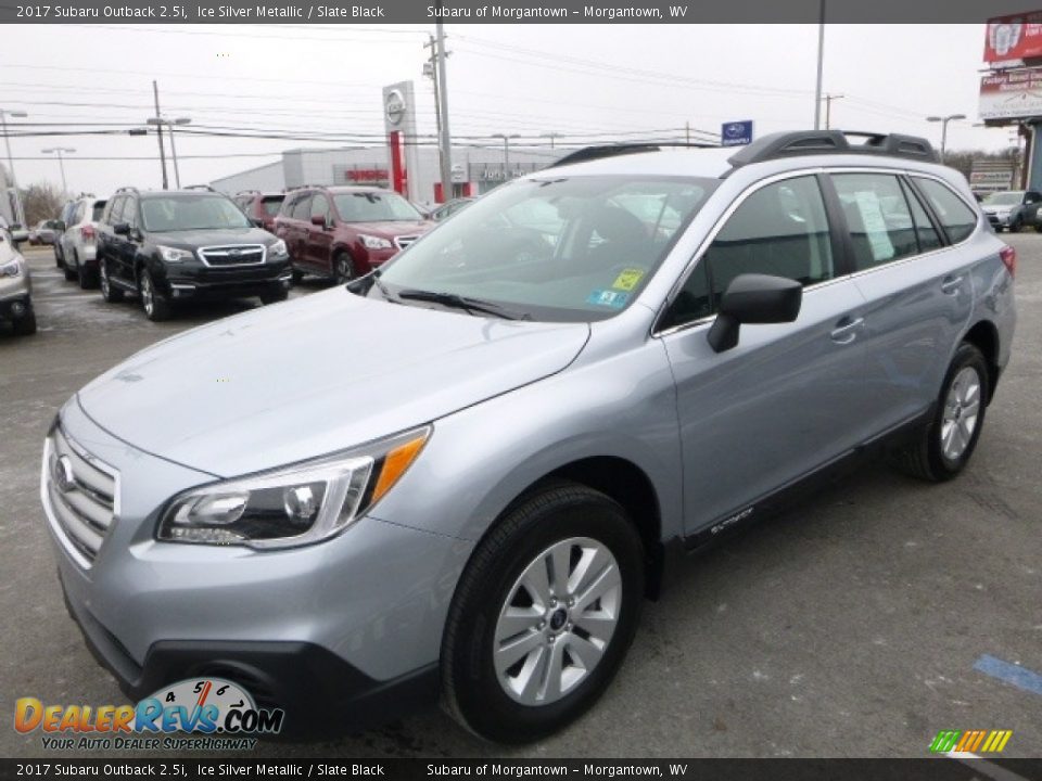 2017 Subaru Outback 2.5i Ice Silver Metallic / Slate Black Photo #10