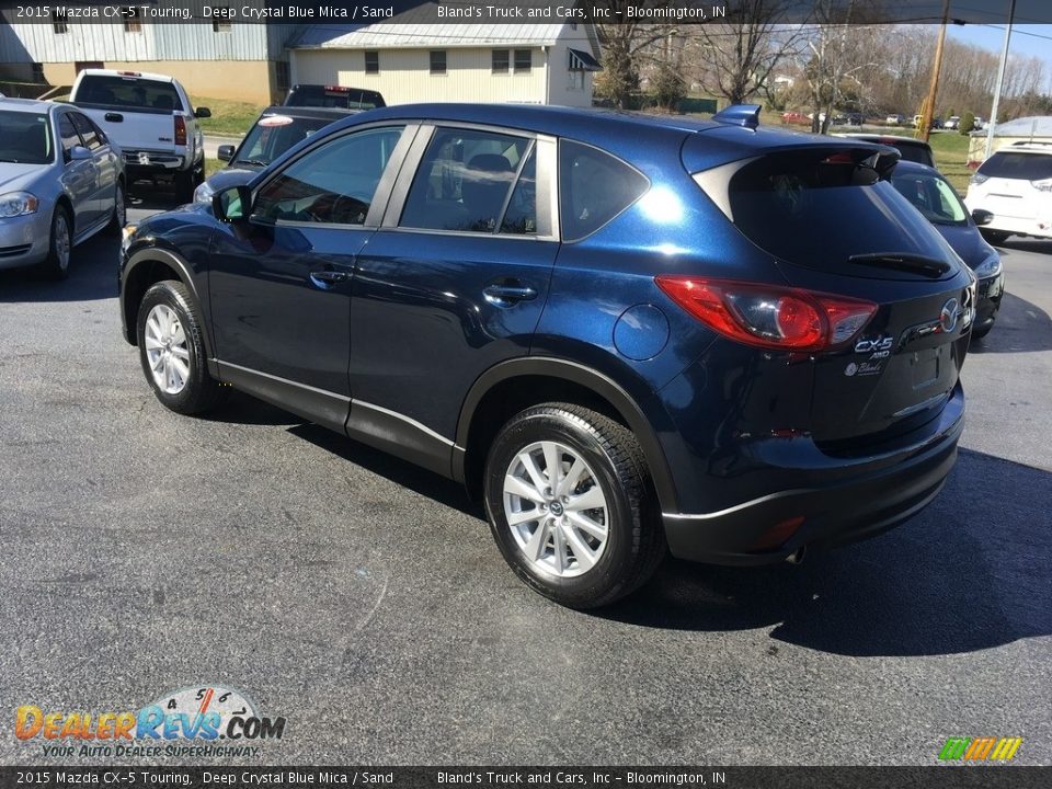 2015 Mazda CX-5 Touring Deep Crystal Blue Mica / Sand Photo #2