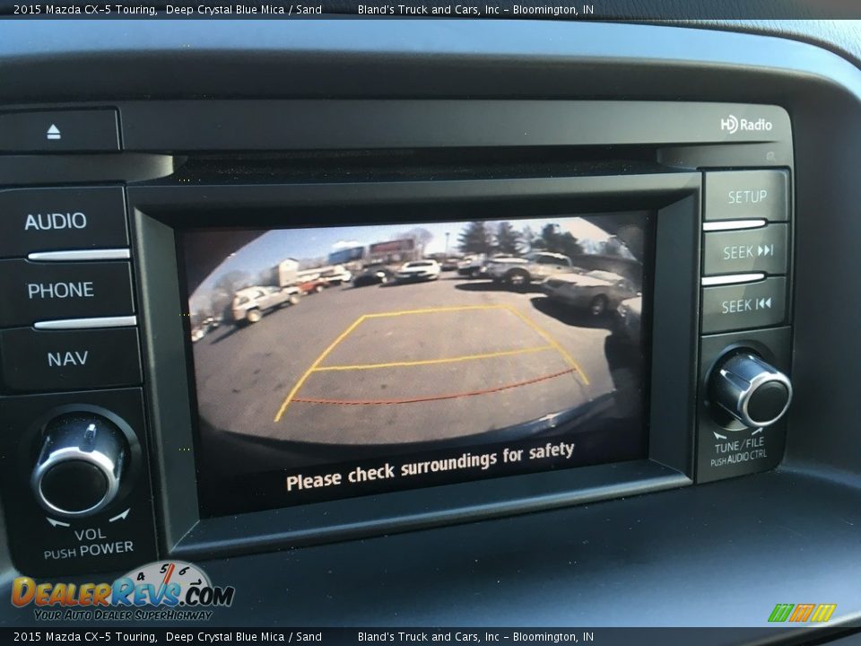 2015 Mazda CX-5 Touring Deep Crystal Blue Mica / Sand Photo #3