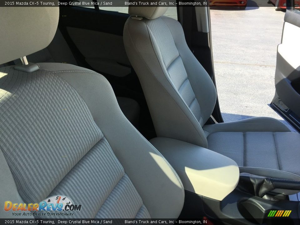 2015 Mazda CX-5 Touring Deep Crystal Blue Mica / Sand Photo #10