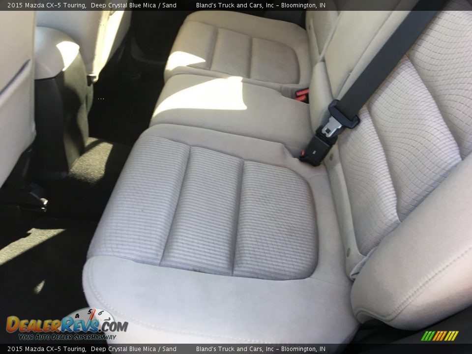 2015 Mazda CX-5 Touring Deep Crystal Blue Mica / Sand Photo #12
