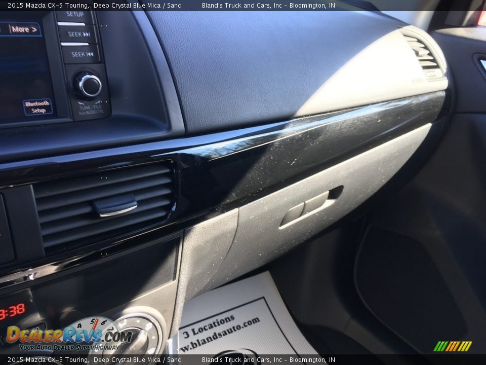 2015 Mazda CX-5 Touring Deep Crystal Blue Mica / Sand Photo #14