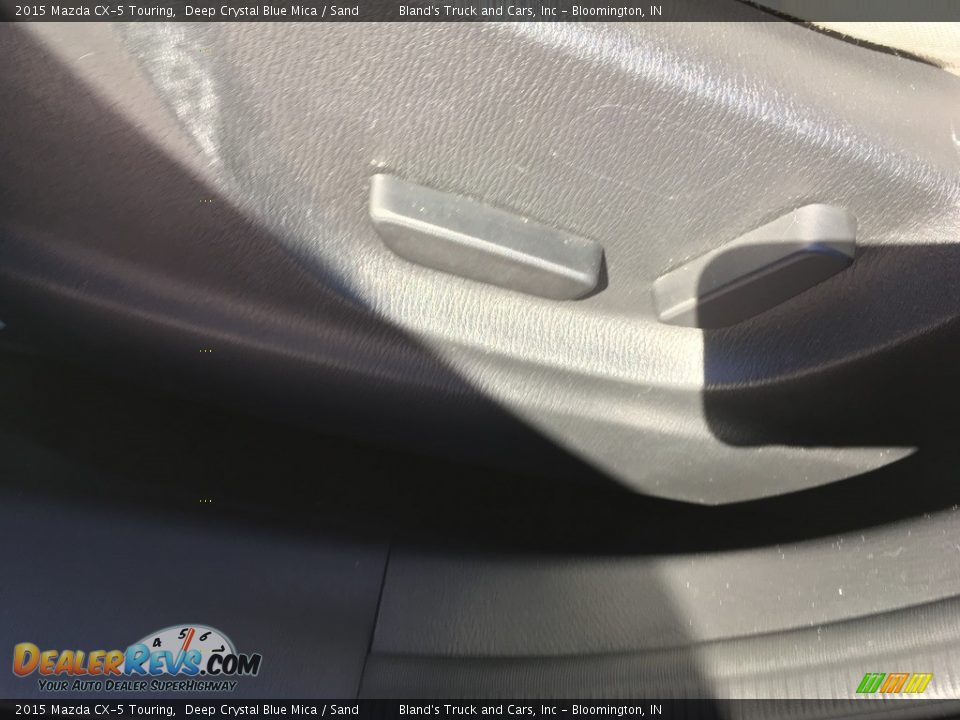 2015 Mazda CX-5 Touring Deep Crystal Blue Mica / Sand Photo #15