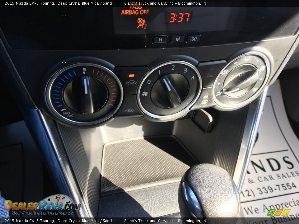 2015 Mazda CX-5 Touring Deep Crystal Blue Mica / Sand Photo #18
