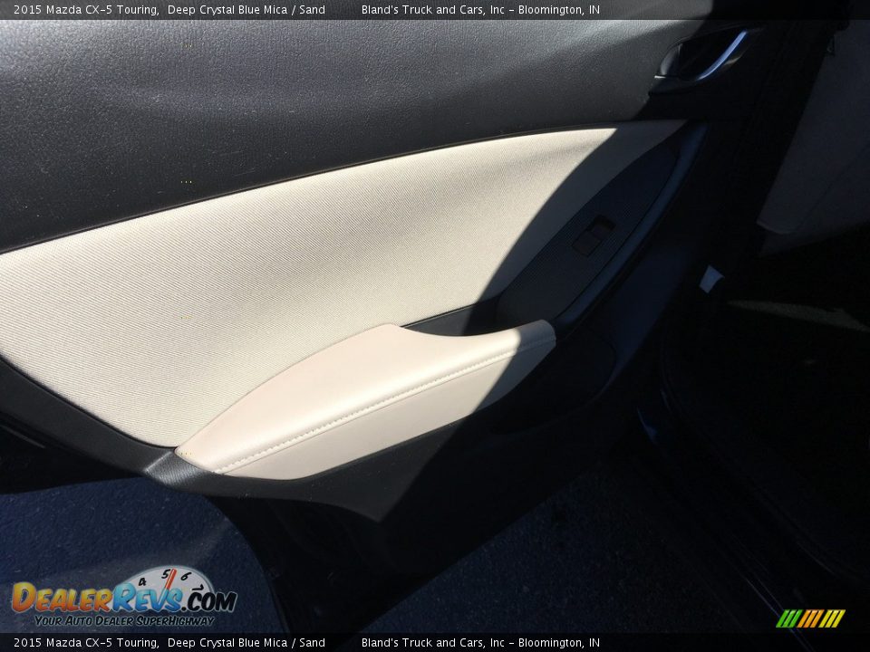 2015 Mazda CX-5 Touring Deep Crystal Blue Mica / Sand Photo #19
