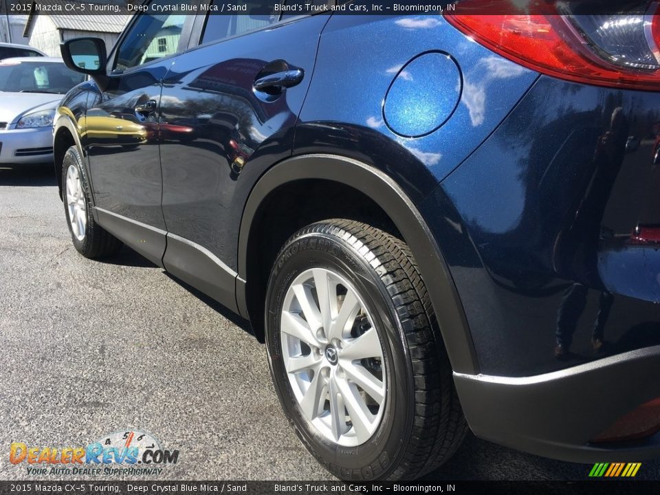 2015 Mazda CX-5 Touring Deep Crystal Blue Mica / Sand Photo #21