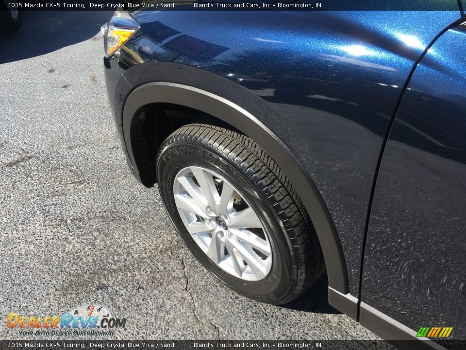 2015 Mazda CX-5 Touring Deep Crystal Blue Mica / Sand Photo #22