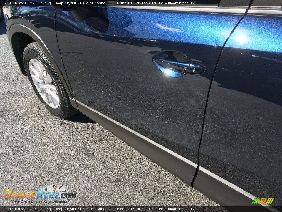 2015 Mazda CX-5 Touring Deep Crystal Blue Mica / Sand Photo #23