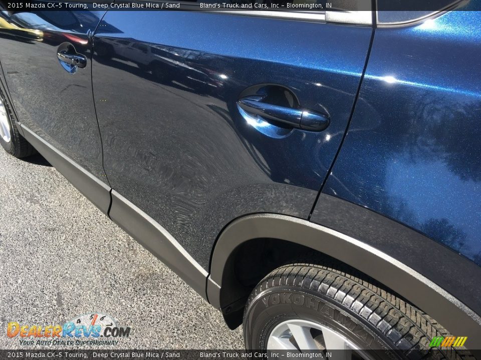 2015 Mazda CX-5 Touring Deep Crystal Blue Mica / Sand Photo #24