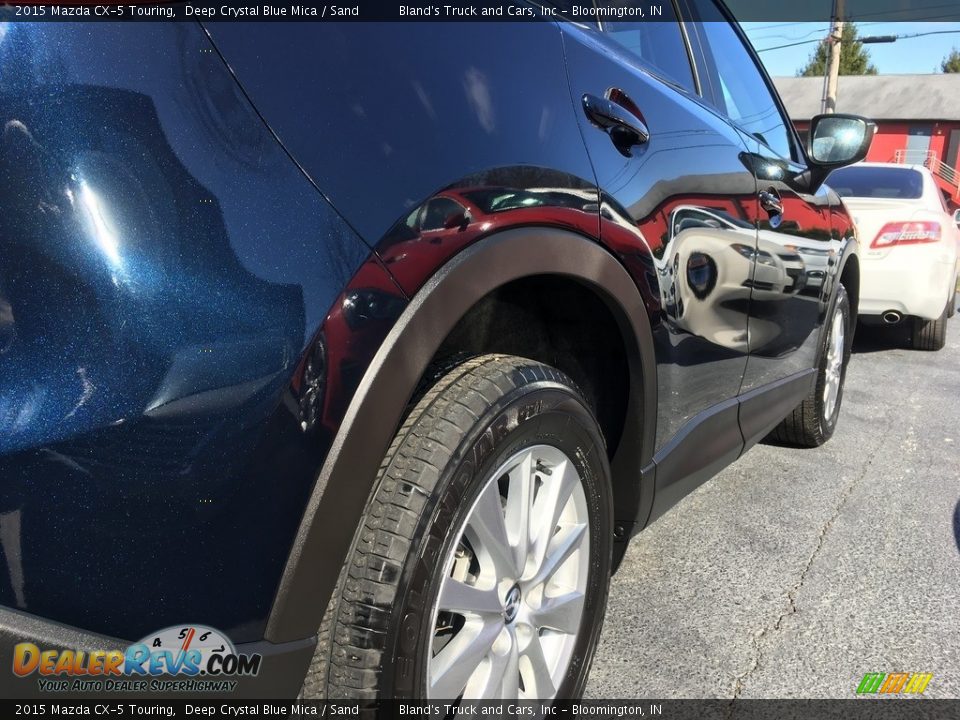 2015 Mazda CX-5 Touring Deep Crystal Blue Mica / Sand Photo #27