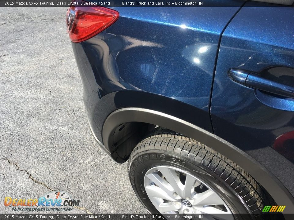 2015 Mazda CX-5 Touring Deep Crystal Blue Mica / Sand Photo #28