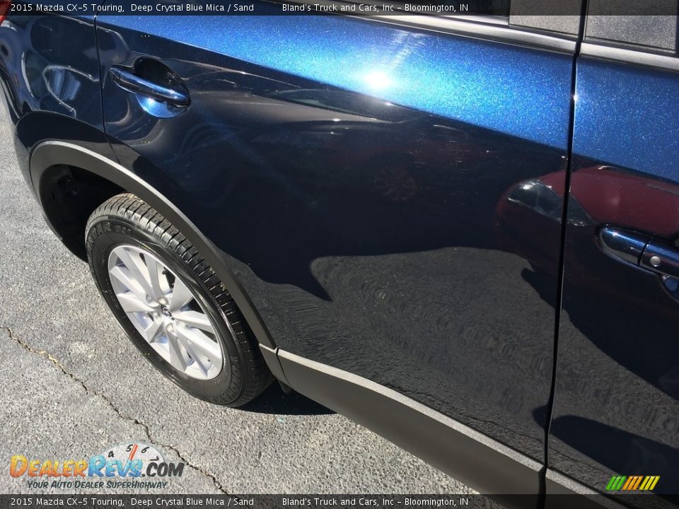 2015 Mazda CX-5 Touring Deep Crystal Blue Mica / Sand Photo #29