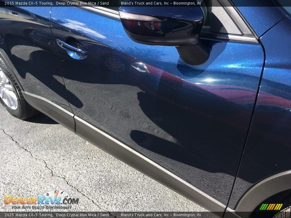 2015 Mazda CX-5 Touring Deep Crystal Blue Mica / Sand Photo #30