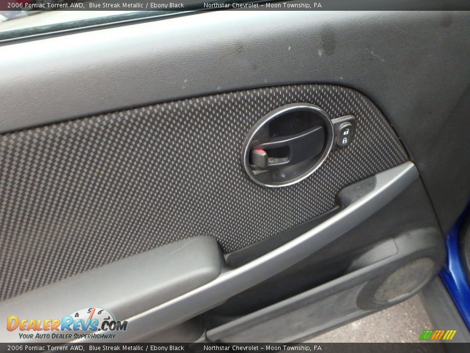 2006 Pontiac Torrent AWD Blue Streak Metallic / Ebony Black Photo #11