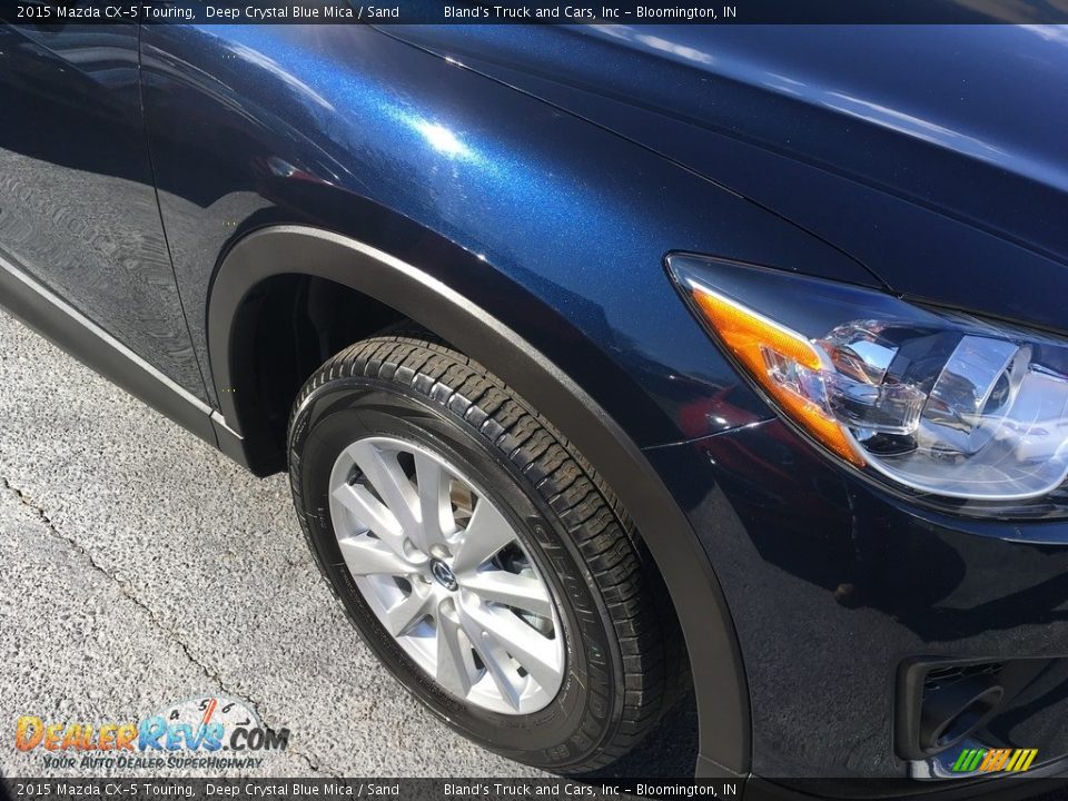 2015 Mazda CX-5 Touring Deep Crystal Blue Mica / Sand Photo #31