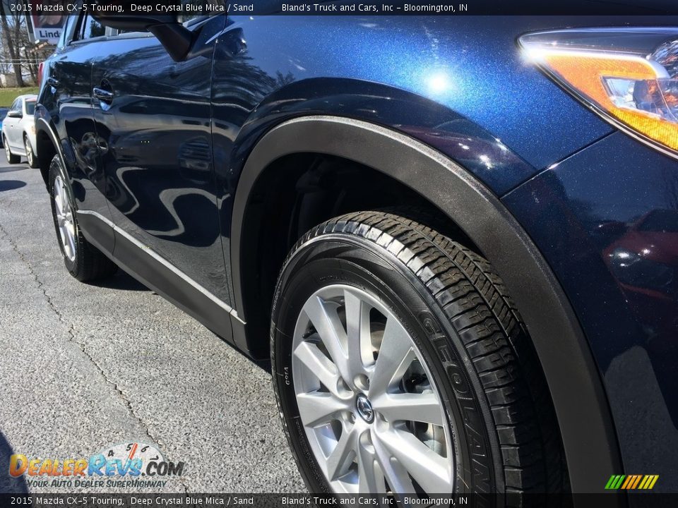 2015 Mazda CX-5 Touring Deep Crystal Blue Mica / Sand Photo #32