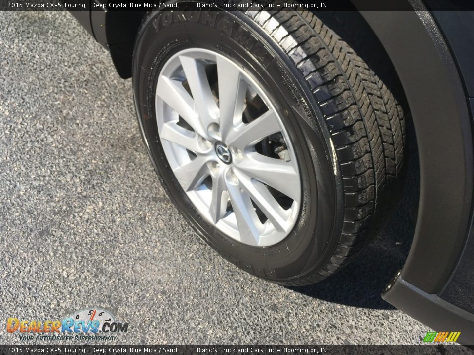 2015 Mazda CX-5 Touring Deep Crystal Blue Mica / Sand Photo #33