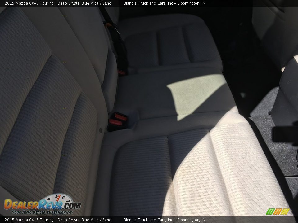 2015 Mazda CX-5 Touring Deep Crystal Blue Mica / Sand Photo #34