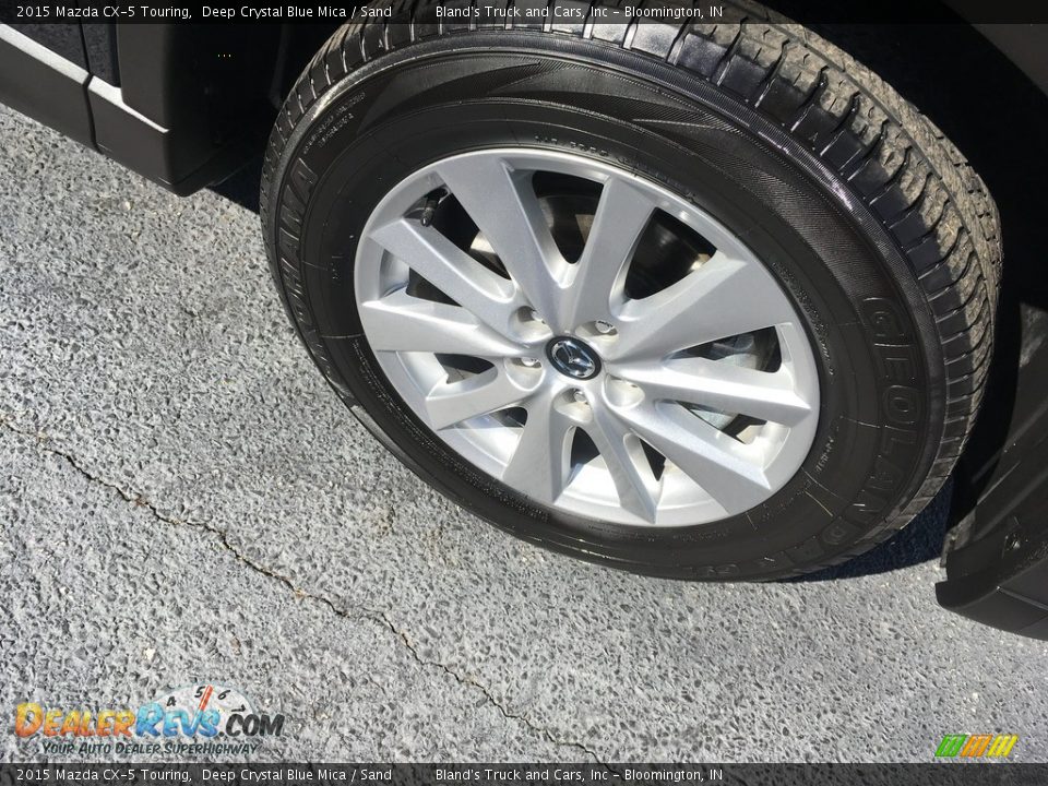 2015 Mazda CX-5 Touring Deep Crystal Blue Mica / Sand Photo #36