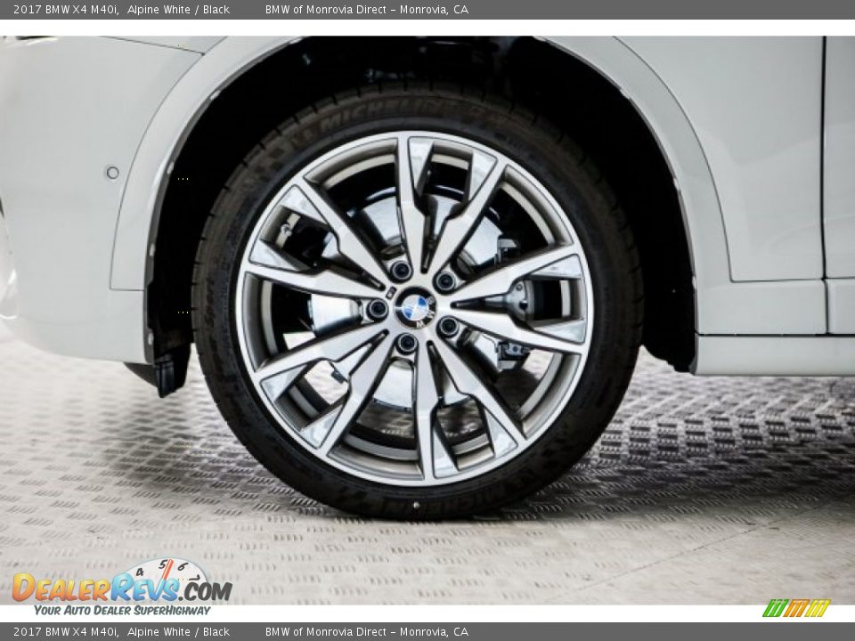 2017 BMW X4 M40i Alpine White / Black Photo #9