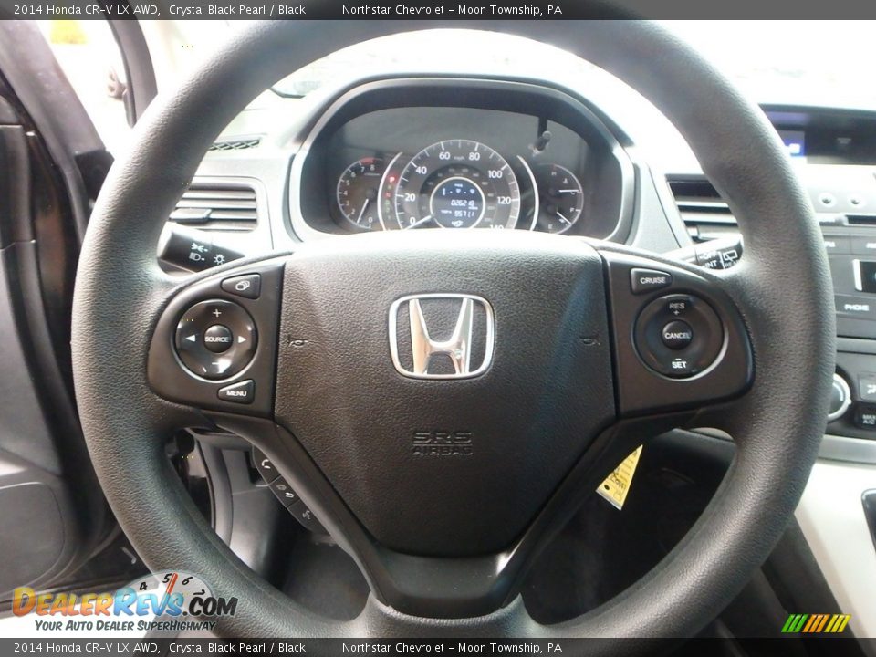 2014 Honda CR-V LX AWD Crystal Black Pearl / Black Photo #26