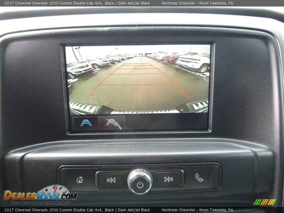 2017 Chevrolet Silverado 1500 Custom Double Cab 4x4 Black / Dark Ash/Jet Black Photo #19