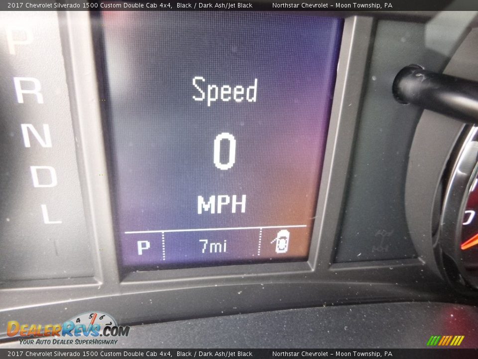 2017 Chevrolet Silverado 1500 Custom Double Cab 4x4 Black / Dark Ash/Jet Black Photo #20
