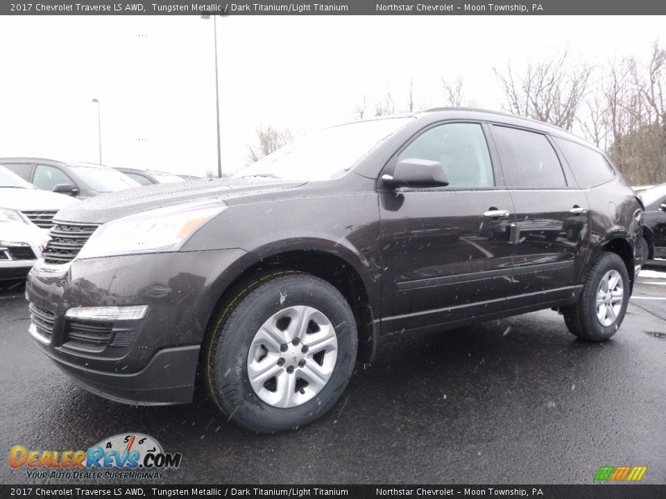 2017 Chevrolet Traverse LS AWD Tungsten Metallic / Dark Titanium/Light Titanium Photo #1