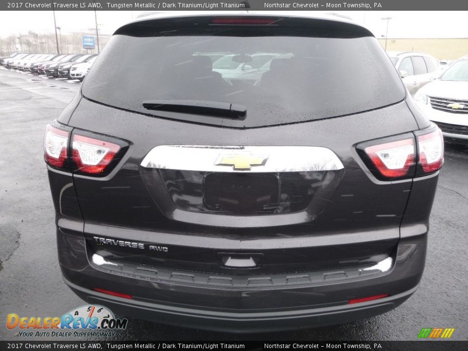 2017 Chevrolet Traverse LS AWD Tungsten Metallic / Dark Titanium/Light Titanium Photo #6