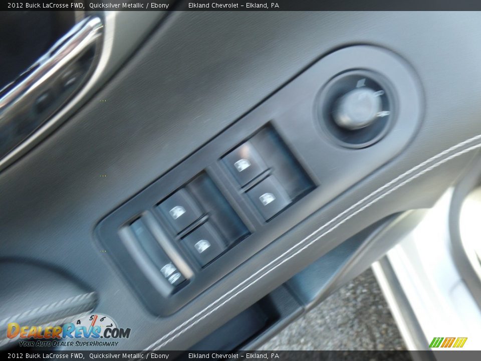 2012 Buick LaCrosse FWD Quicksilver Metallic / Ebony Photo #14