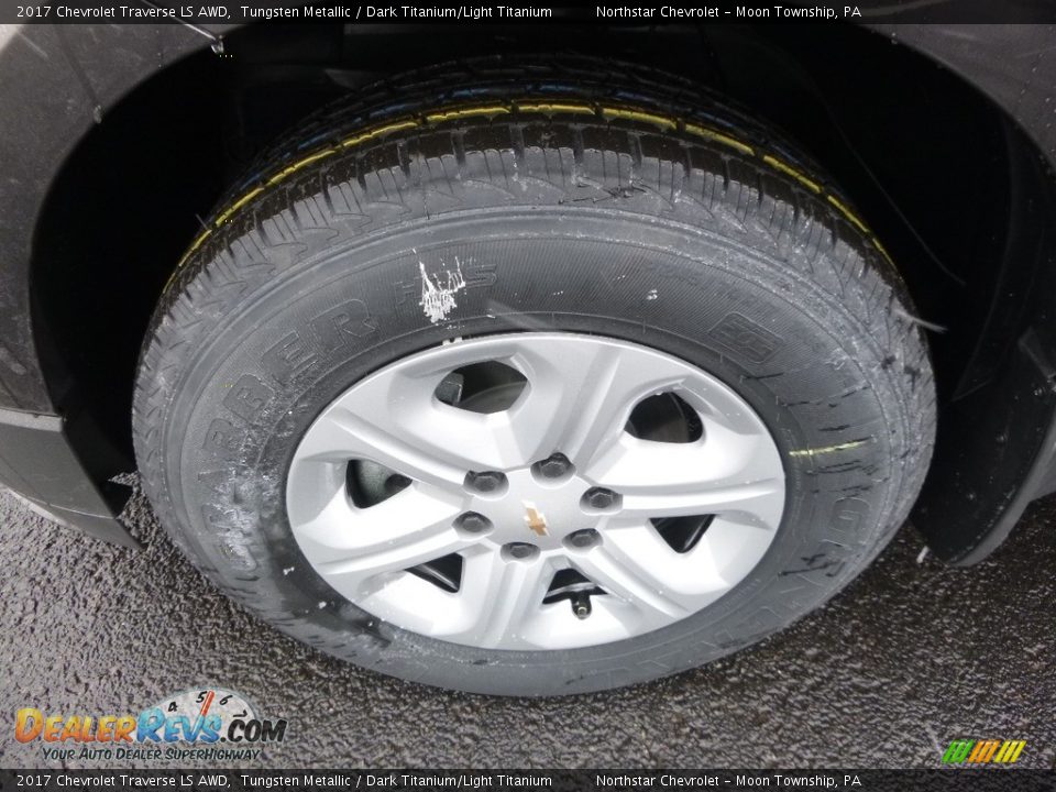 2017 Chevrolet Traverse LS AWD Tungsten Metallic / Dark Titanium/Light Titanium Photo #10