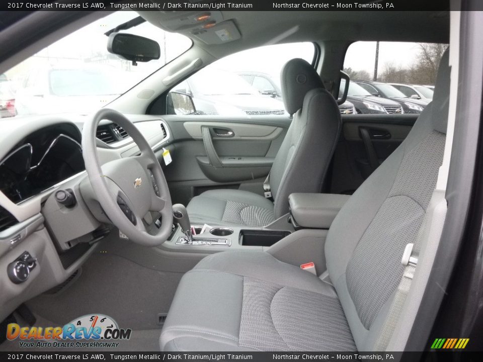 2017 Chevrolet Traverse LS AWD Tungsten Metallic / Dark Titanium/Light Titanium Photo #11